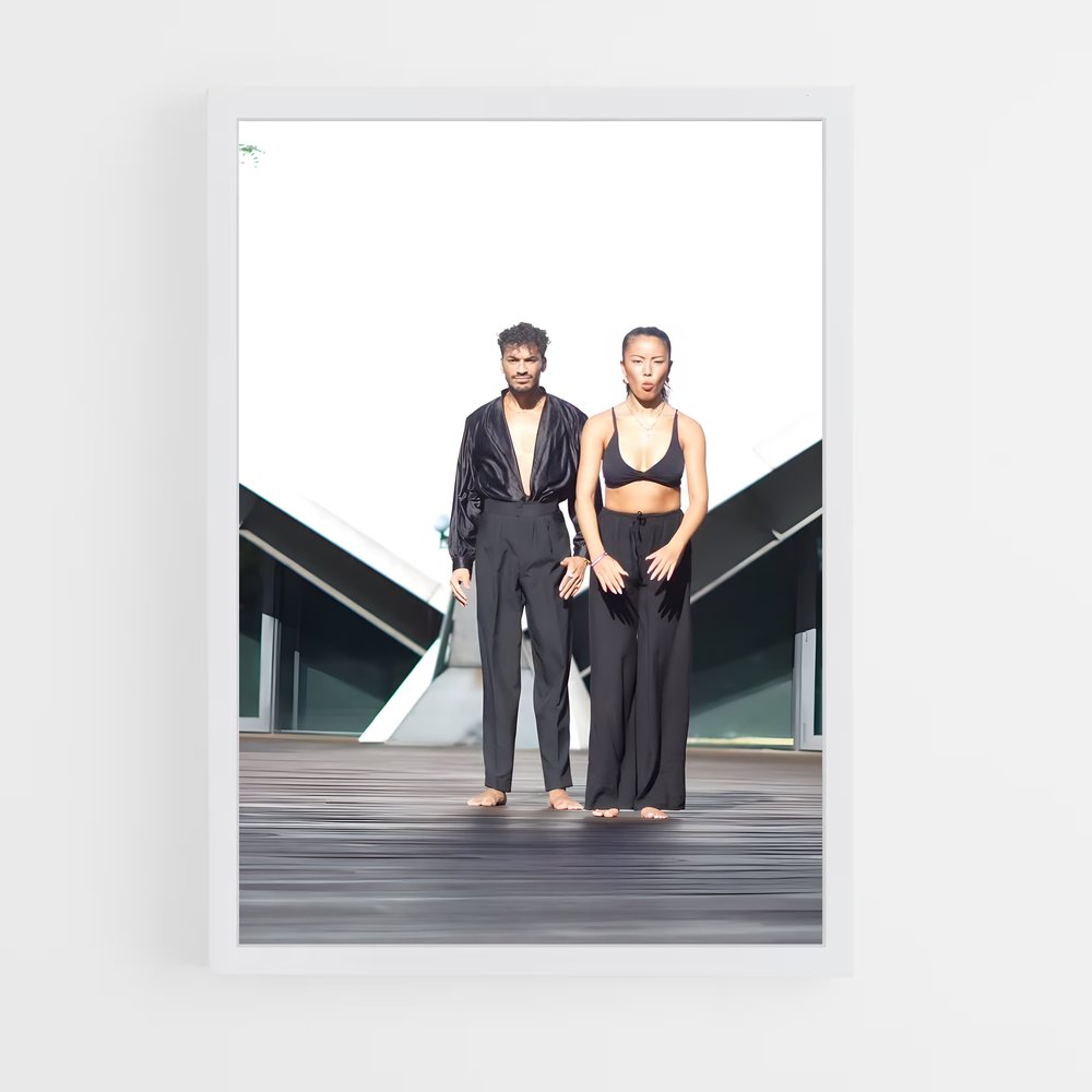 Poster Salsa et Ombres – affiche Danse (vue 3)